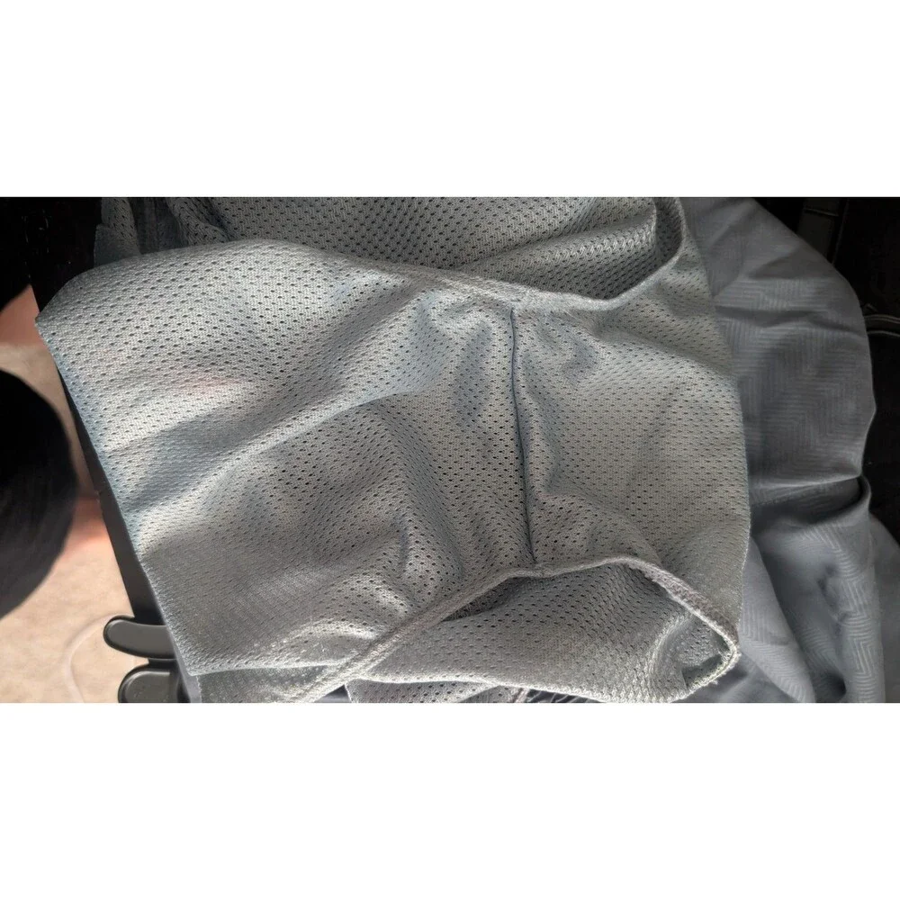 NWT Nike Mens Large Gray Orange Swim Trunks With Liner 717384